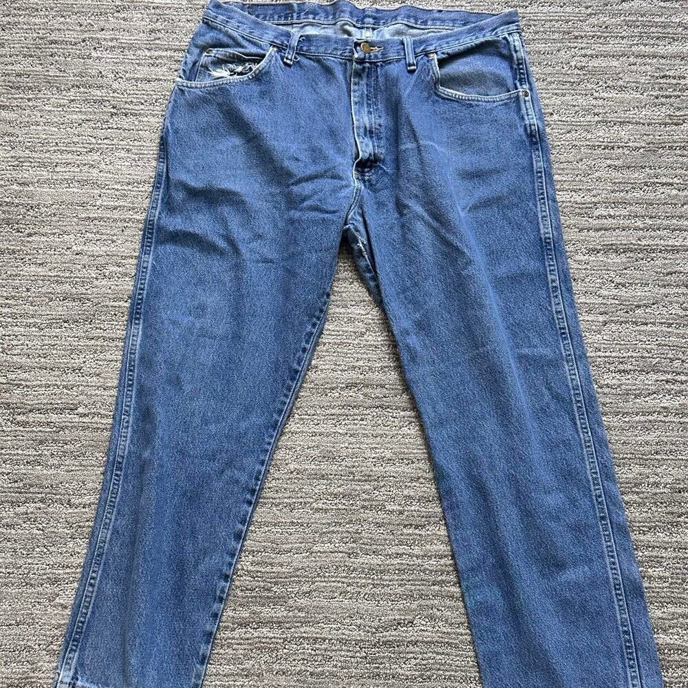 Mens wrangler denim jeans
